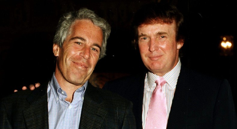 Jeffrey Epstein and Donald Trump.Davidoff Studios/Getty Images