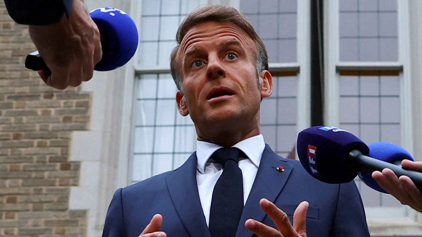Francúzsky prezident Emmanuel Macron.