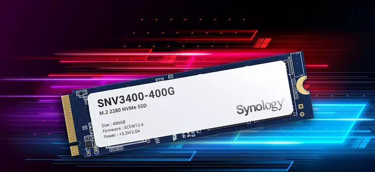 Synology SNV3400 - krótka recenzja SSD do dysków sieciowych