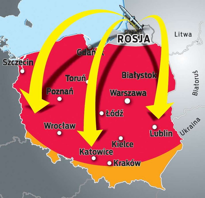 Rosja wyceluje w nas rakiety. Zobacz, czy jesteś na celowniku