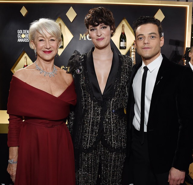 Helen Mirren, Phoebe Waller-Bridge & Rami Malek