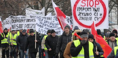 Wielki protest rolników w stolicy. Relacja spod Pałacu Prezydenckiego