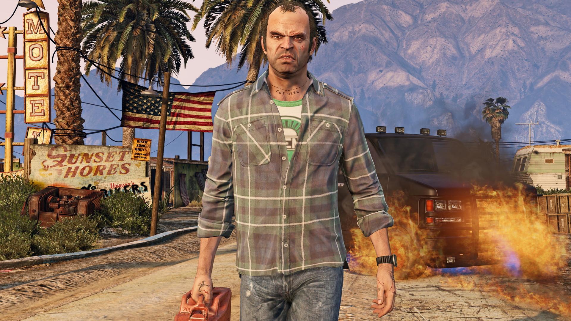 Oficiálny obrázok z hry Grand Theft Auto V.