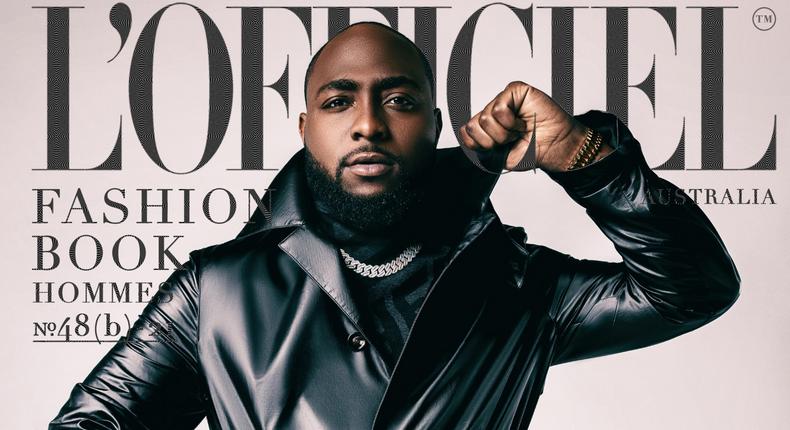 Davido on the cover of L'Officiel [L'Officiel]