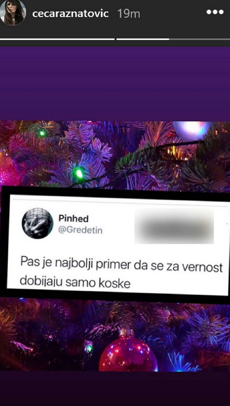 Objava koju je Ceca podelila na Instagramu