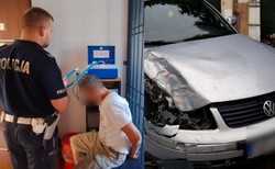 Spowodował kolizję i uciekł. Był tak pijany, że wrócił na miejsce zdarzenia