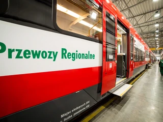 Elf elektryczny niskopodłogowy kolejowy zespół trakcyjny