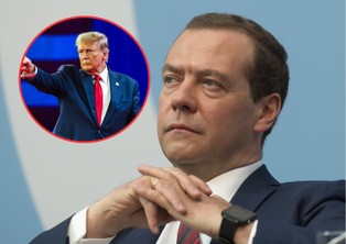 Miedwiediew znowu szydzi z Trumpa. "Teatralne ultimatum"