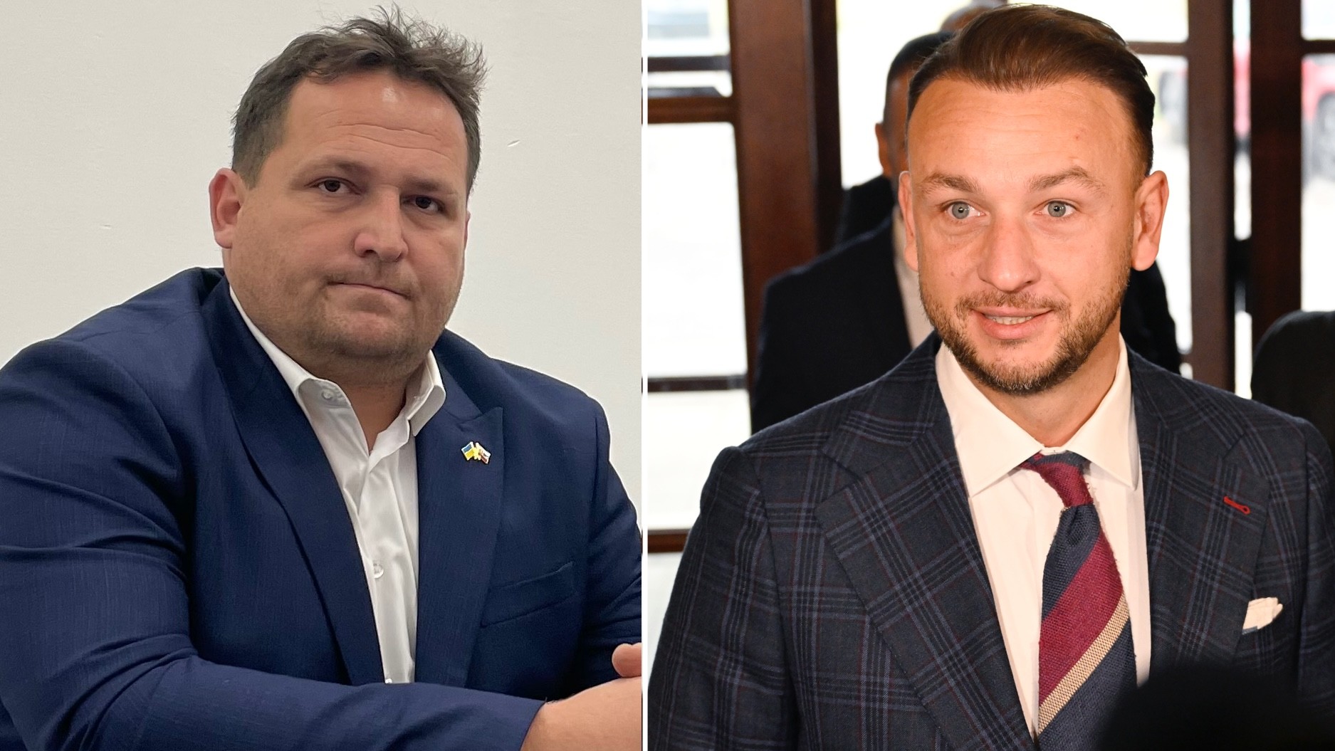 Policajný vyšetrovateľ Pavol Ďurka a minister vnútra Matúš Šutaj Eštok