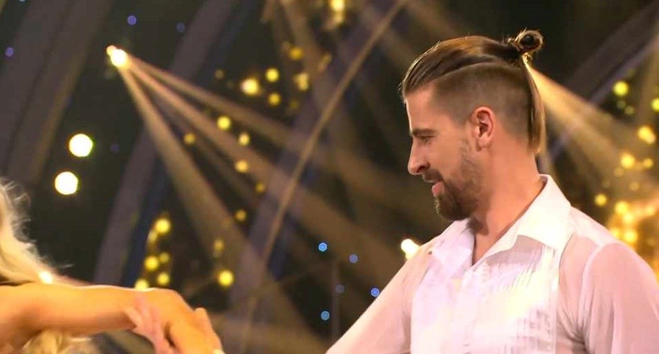 Peter Sagan a Eliška Lenčešová v Let's Dance.