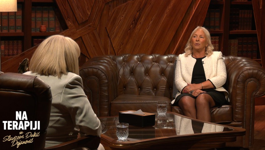 Gordana Šaulić, emisija "Na terapiji sa Slavicom Đukić Dejanović"