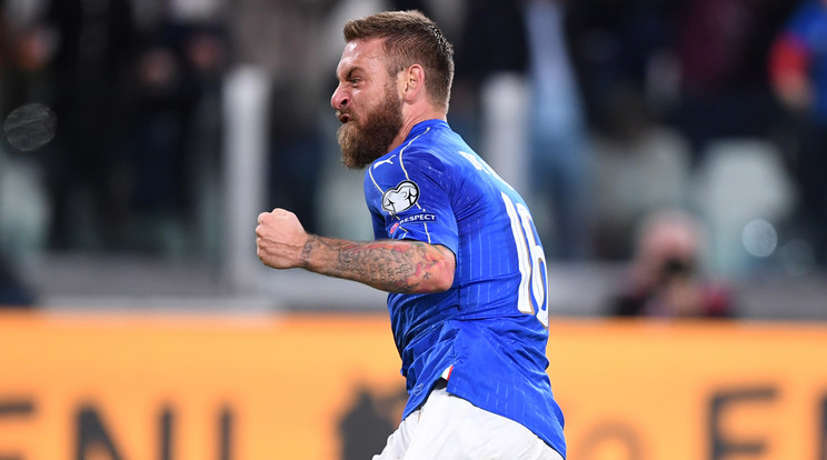 Daniele De Rossi megmutatta, hogyan kell ünnepelni az Eb-győzelmet /Fotó: Northfoto