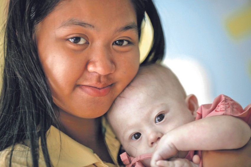 Zabrinuta: Pataramon smatra da beba nije bezbedna