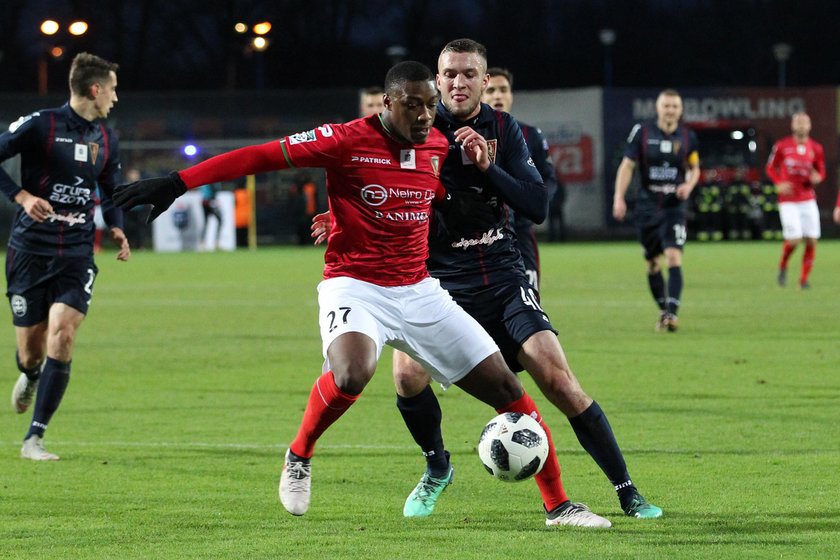 Pilka nozna. Ekstraklasa. Piast Gliwice - Zaglebie Sosnowiec. 23.11.2018