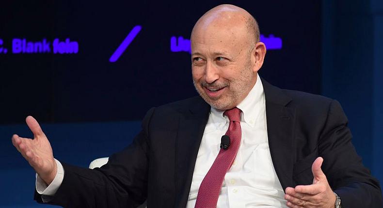 Goldman Sachs Group chairman and CEO Lloyd Blankfein.