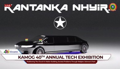 Kantanka outdoors bulletproof car for Ghana's President