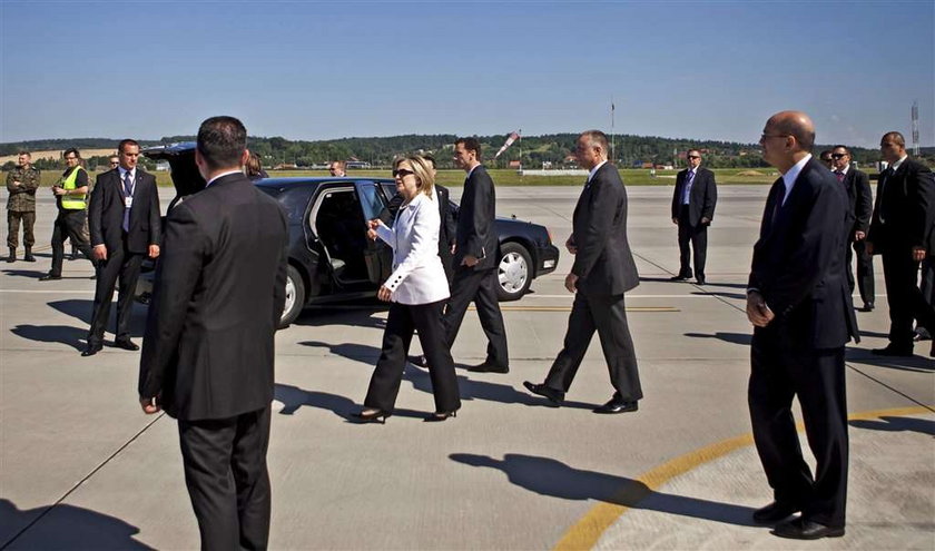 Hilary Clinton, kraków, ochrona