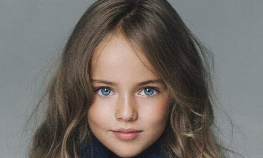 Dziecięca Modelka Najmłodsza Supermodelka Kristina Pimenova Rosja
