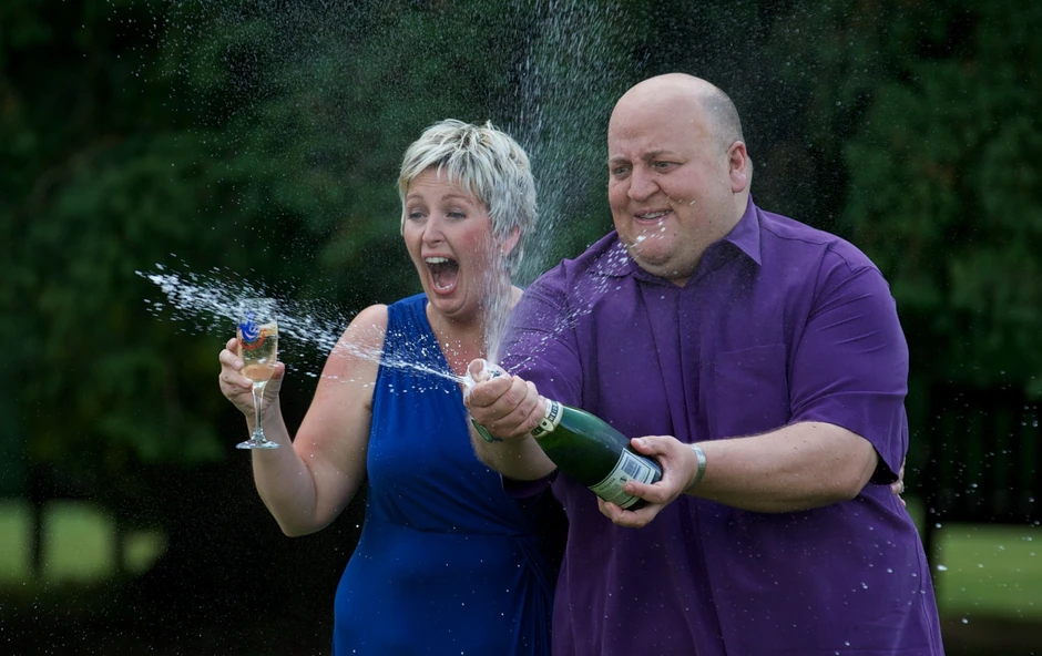 Edrijen i Džilijan Bajford iz vremena slavlja