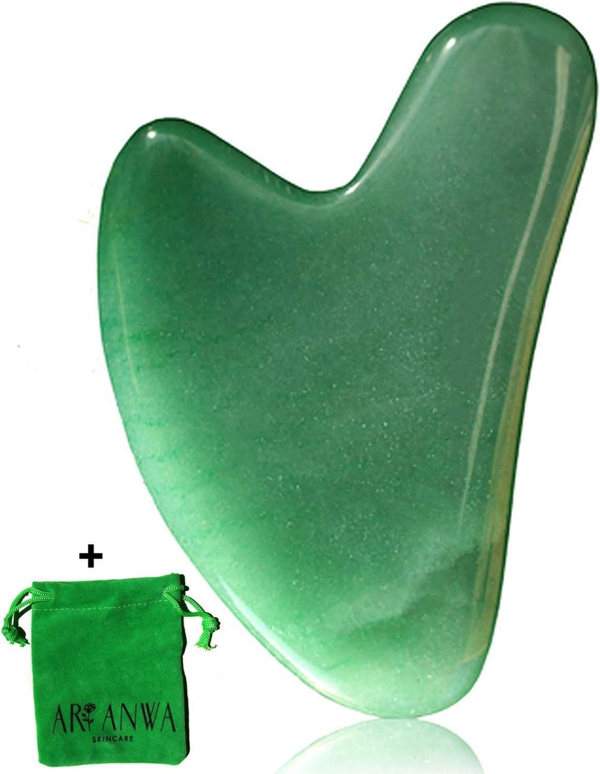 Pierre Gua Sha en jade-aventurine-cristal Ari Anwa Skincare pour CHF 25, amazon.de