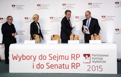 PKW ujawnia frekwencję. Najwyższa w Małopolsce. Był też incydent z bronią