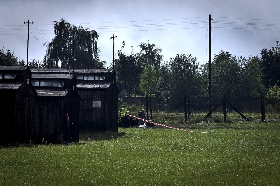 LUBLIN POŻAR NA MAJDANKU