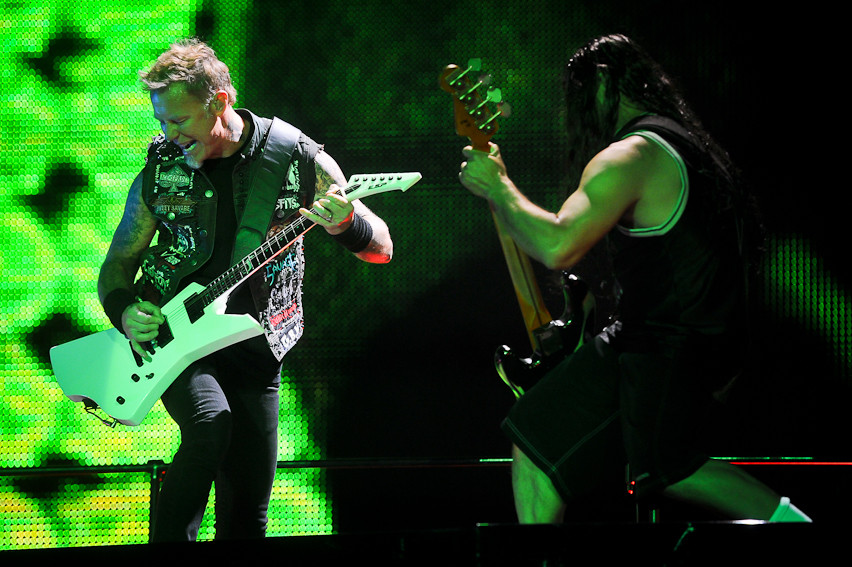 Metallica na festiwalu Sonisphere 2012 w Warszawie (fot. Artur Rawicz / Onet)