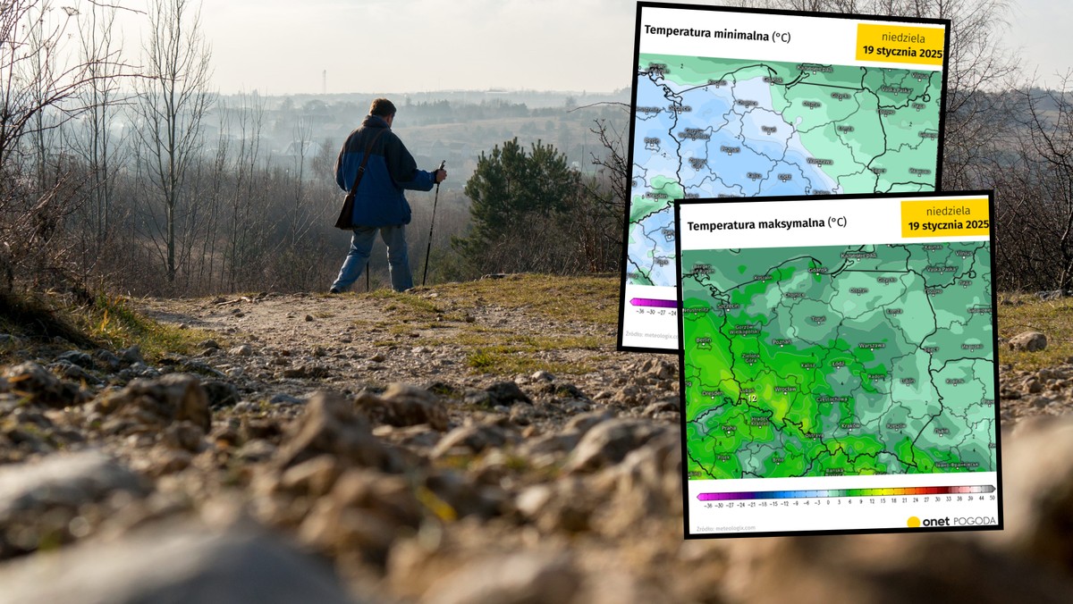 Gwałtowne ocieplenie przyniesie jedne z najcieplejszych dni w styczniu z temperaturą do 12°C w weekend [Źródło: Onet]