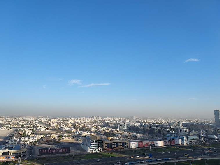 Widok na ''zwykłą'' część Dubaju