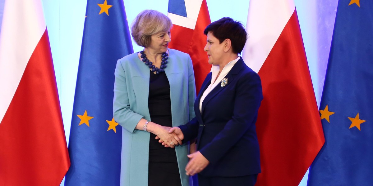 Theresa May zadzwoniła do premier Beaty Szydło