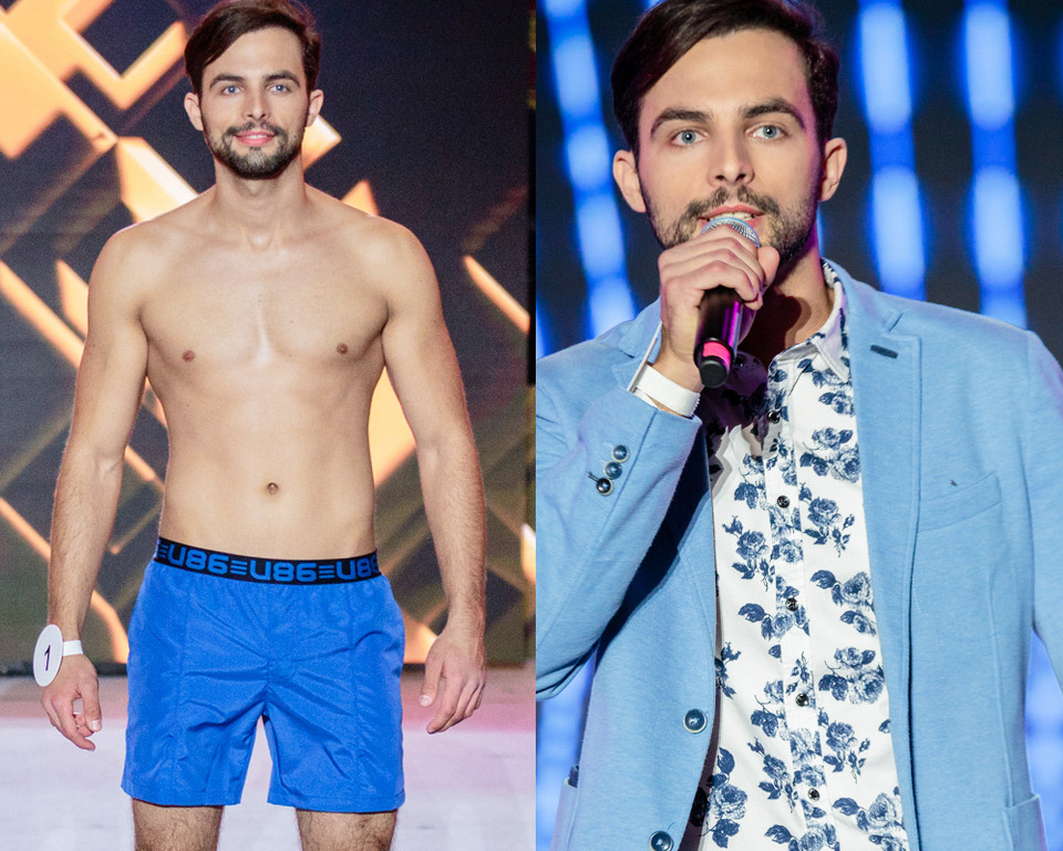 Mateusz Badowicz w finale konkursu "Mister Polski 2018"