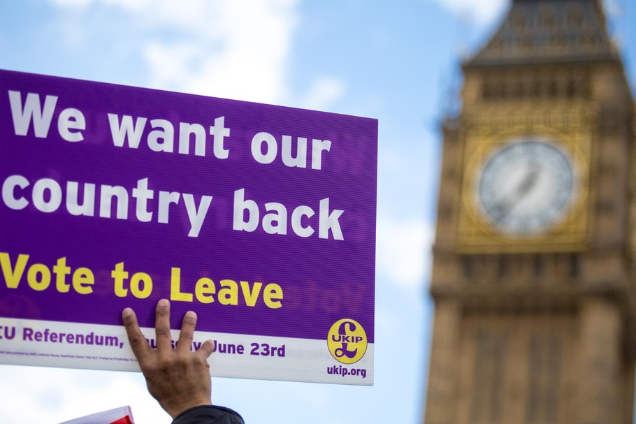 Fishermen Brexit Flotilla on Thames