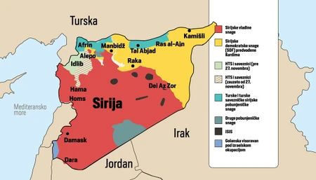Sirija, mapa