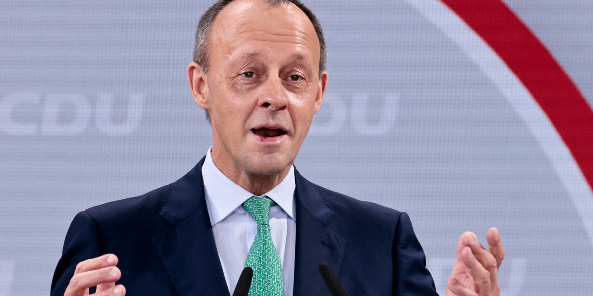 Friedrich Merz, przewodniczący CDU.