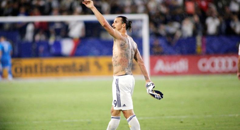 Zlatan Ibrahimovic waves to LA Galaxy supporters last season with another campaign coming after he signed a one-year deal to stay with the MLS club