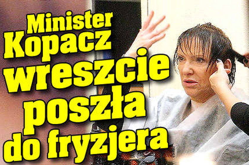 Minister Kopacz u fryzjera! FOTY