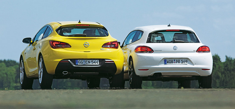 Klasowe starcie: Opel Astra GTC kontra Volkswagen Sciroco