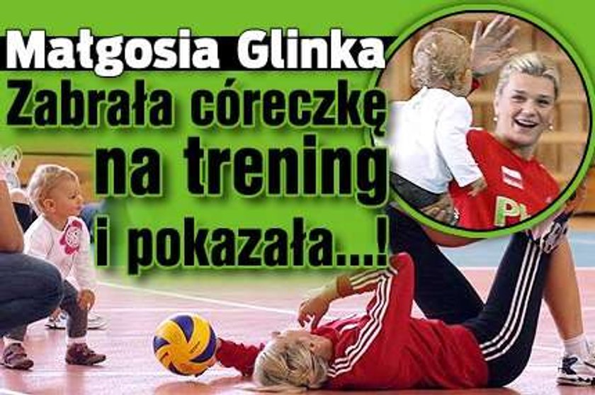 Małgosia Glinka zabrała córeczkę na trening i pokazała klasę!