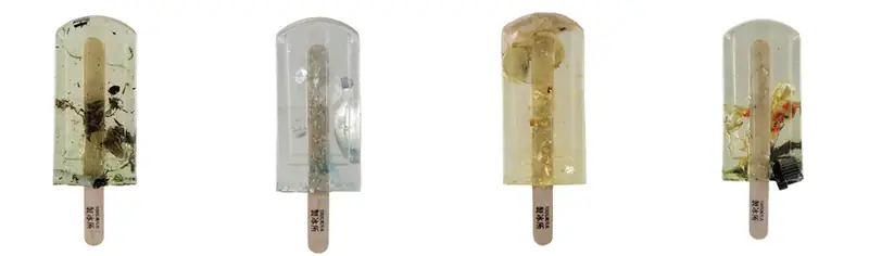 Polluted Water Popsicles