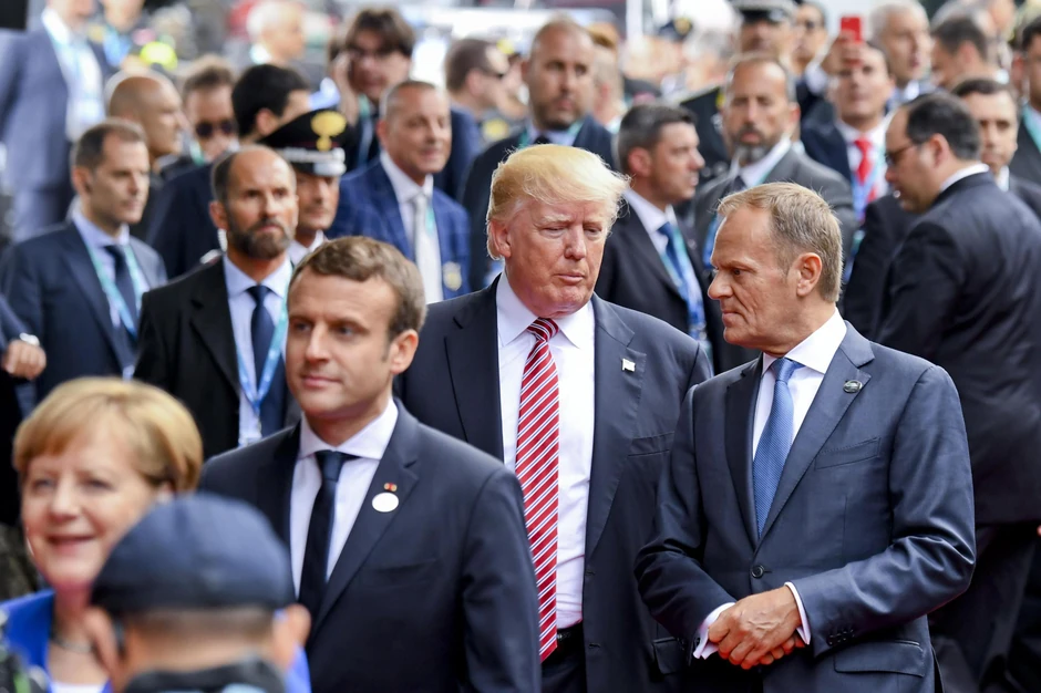 Tramp i Tusk na samitu G7 prošle godine u Taormini, Italija