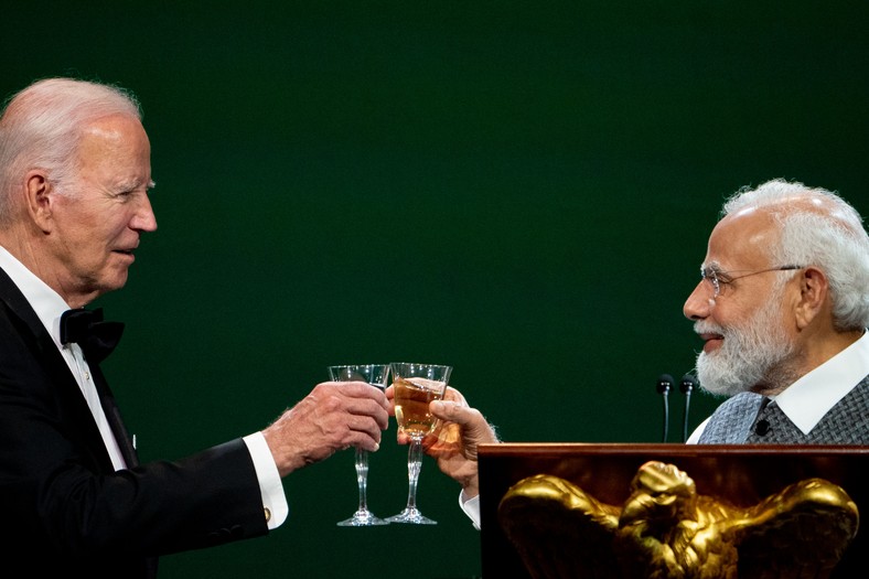 Joe Biden i Narendra Modi w Białym Domu, 22 czerwca 2023 r.