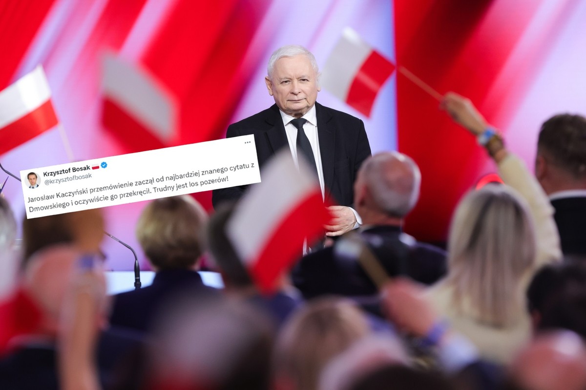 Krzysztof Bosak zwrócił uwagę na pomyłkę Jarosława Kaczyńskiego