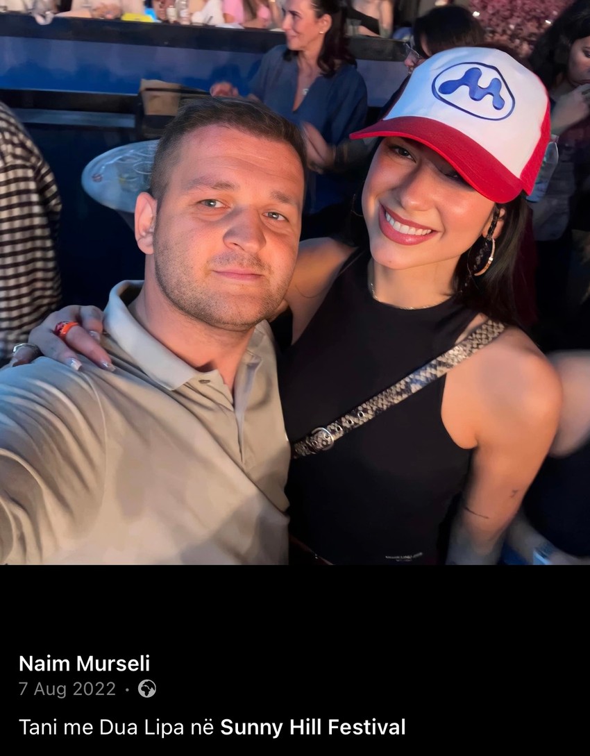 Naim Murselji sa Dua Lipom