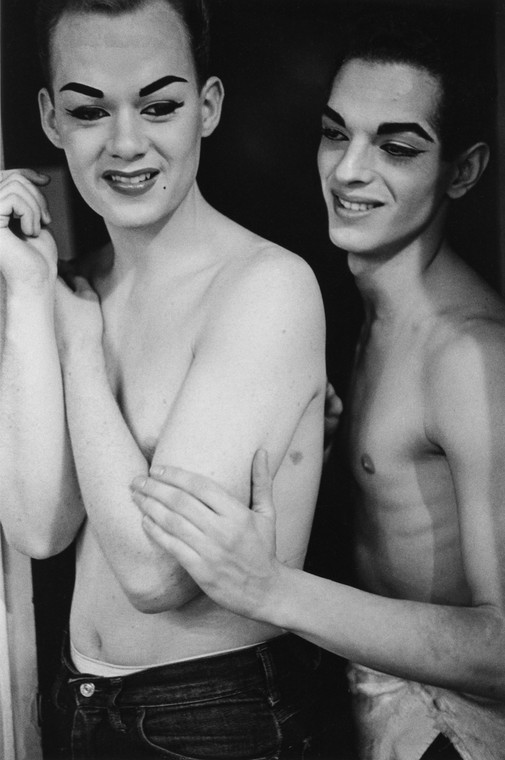 Diane Arbus, "Two female impersonators backstage, N.Y.C. 1962"