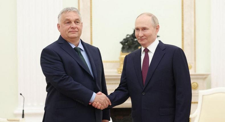 Hungary's leader Viktor Orbn has been shunned over his close ties to Russia's President Vladimir Putin.VALERY SHARIFULIN/Getty Images