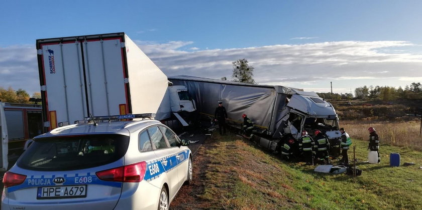 Groźny wypadek w Lubuskiem. Jedna osoba ranna