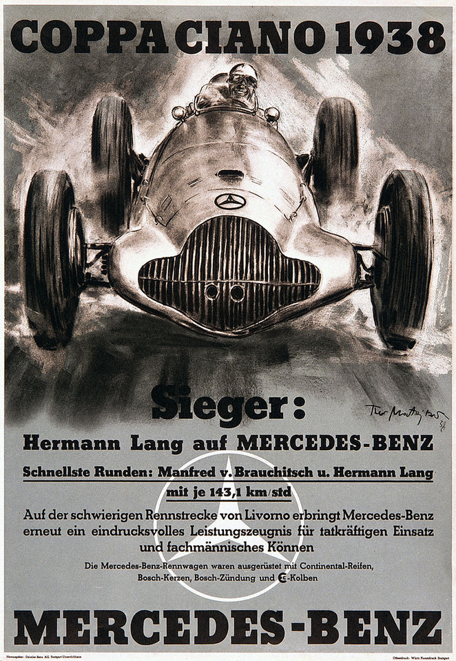 Mercedes-Benz: srebrne strzały w okresie przedwojennym