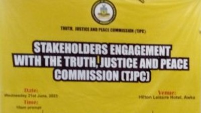 The Anambra Truth, Justice and Peace Commission (ATJPC) (Credit: NAN)