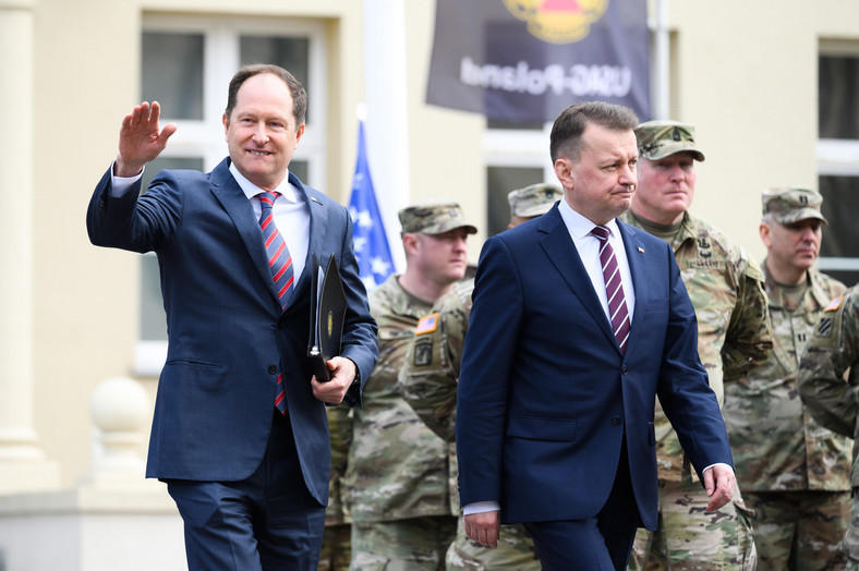 Ambasador Mark Brzezinski i minister Mariusz Błaszczak