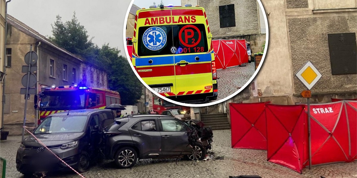 Zmarł kierowca, który spowodował śmiertelny wypadek w Bardzie.